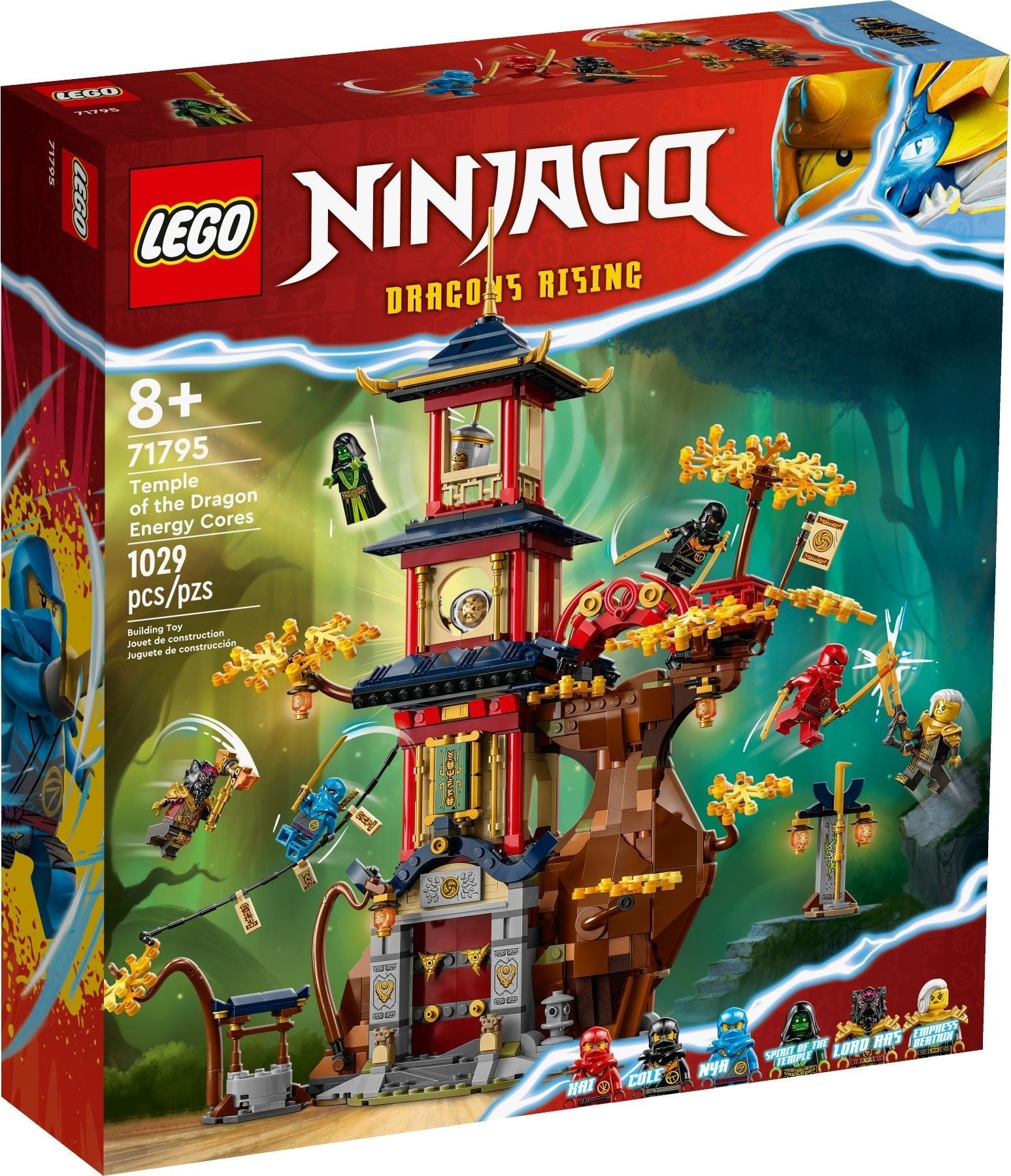 LEGO Ninjago Series 71795 Temple of the Dragon Energy Cores- Auzzi Store