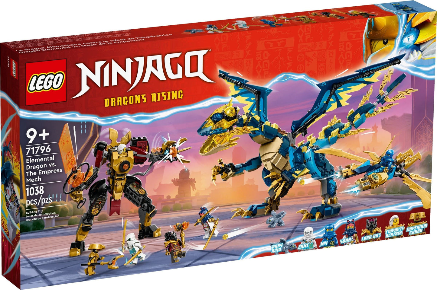 LEGO Ninjago Series 71796 Elemental Dragon vs. The Empress Mech- Auzzi Store