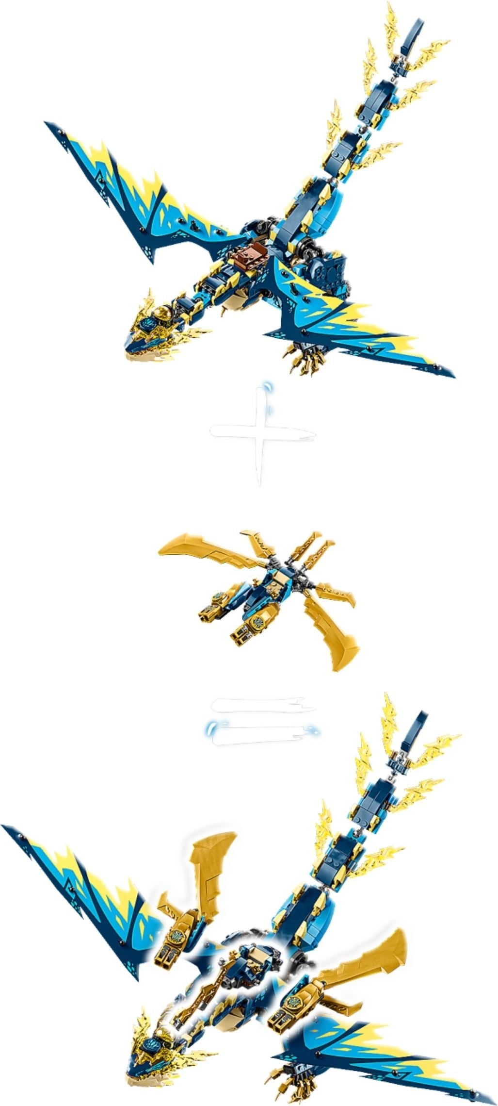 LEGO Ninjago Series 71796 Elemental Dragon vs. The Empress Mech- Auzzi Store