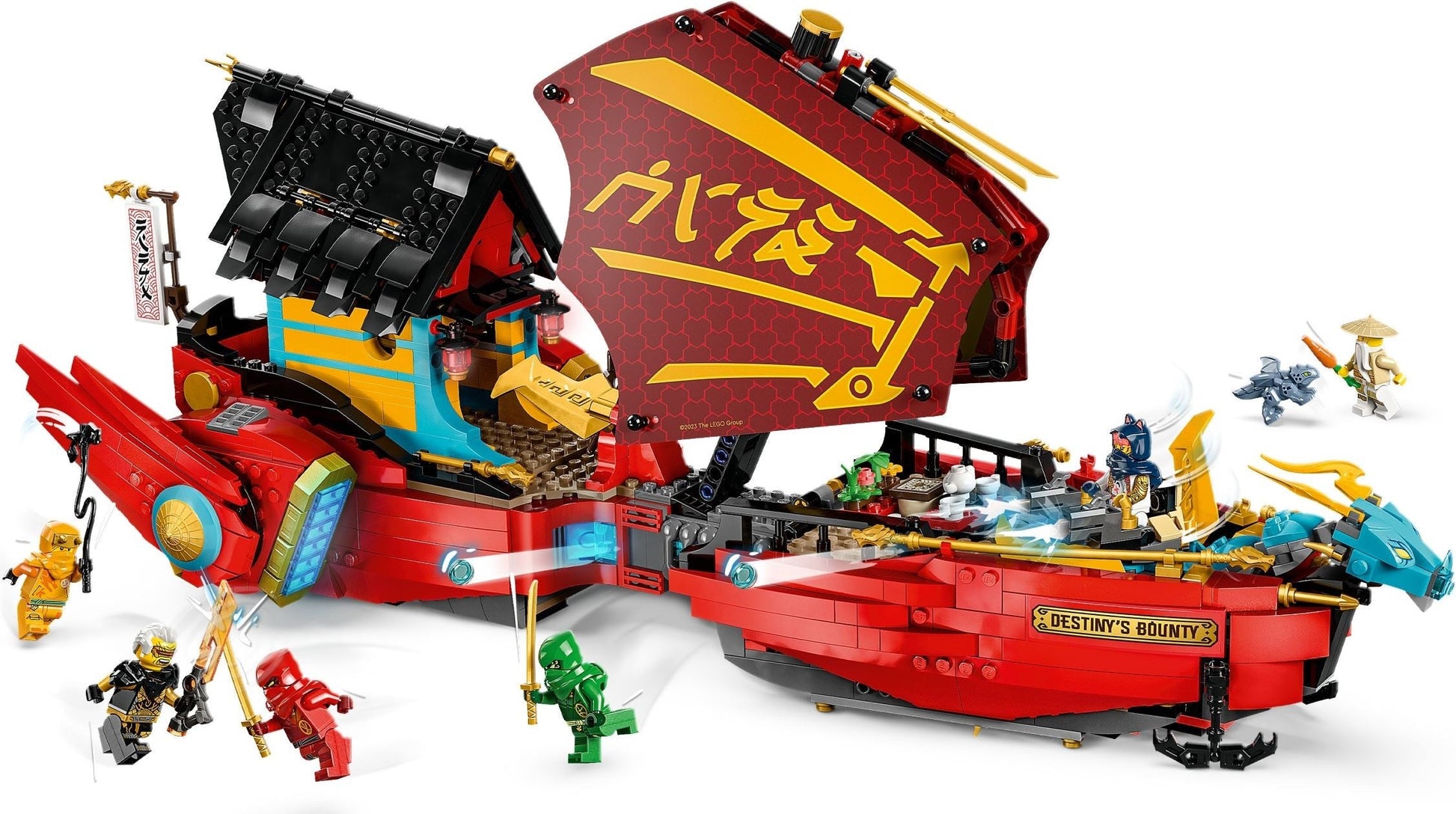 LEGO Ninjago Series 71797 Destiny's Bounty - race against time- Auzzi Store