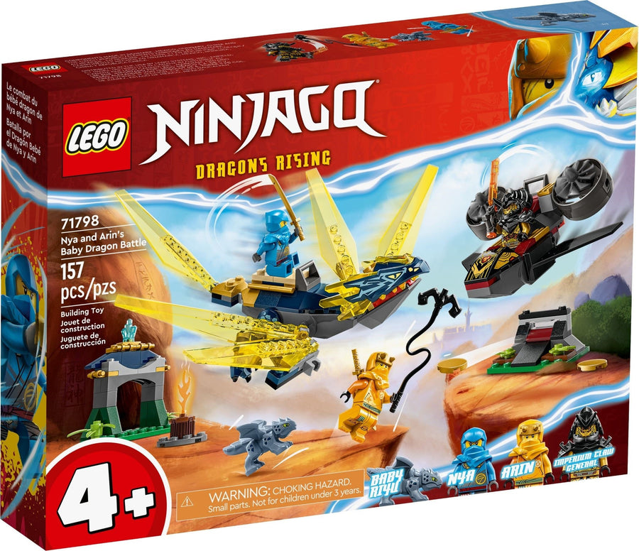 LEGO Ninjago 71798 Nya & Arin’s Baby Dragon Battle - SuperSaverAU - view 1