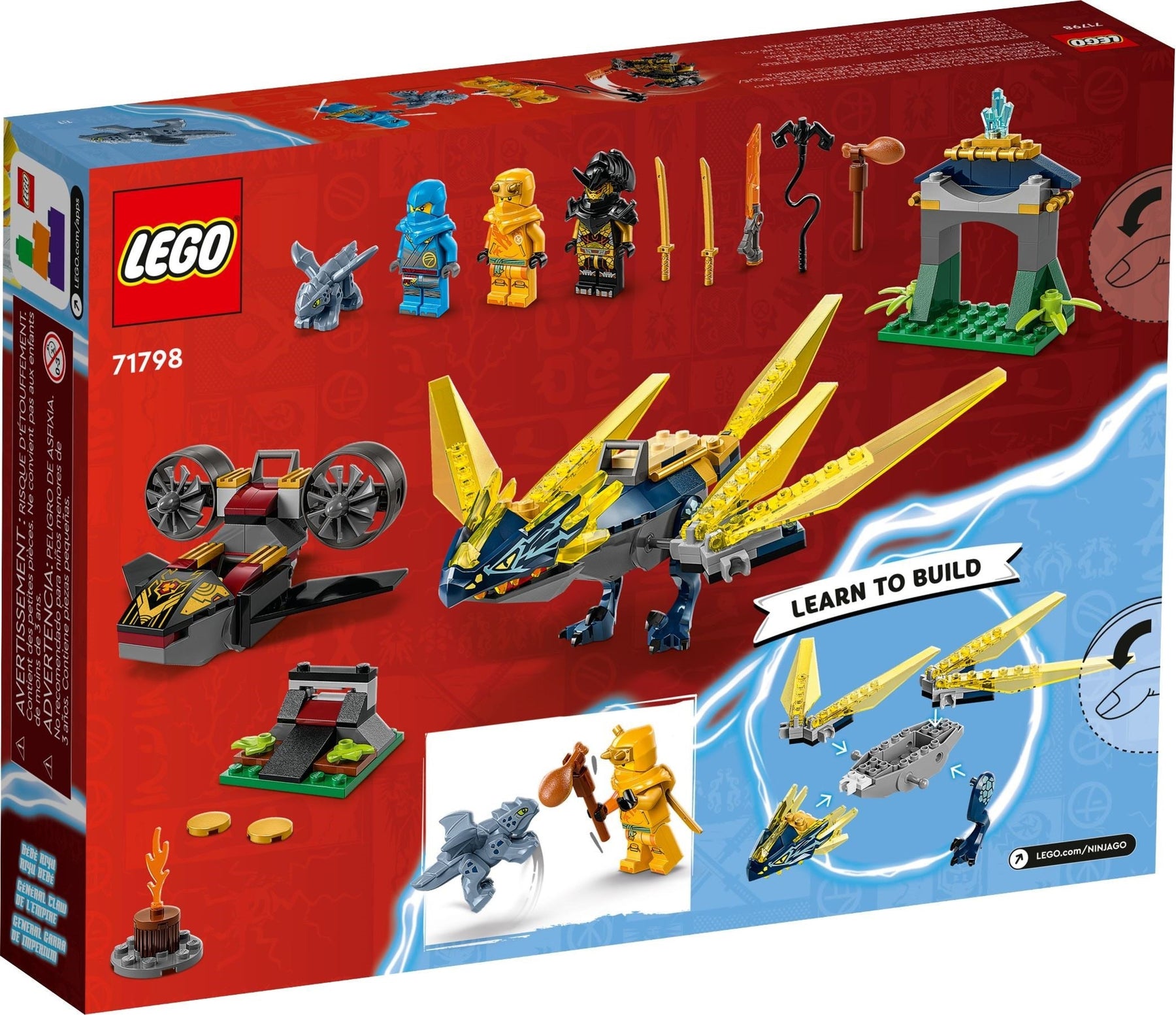 LEGO Ninjago 71798 Nya & Arin’s Baby Dragon Battle - SuperSaverAU - view 7