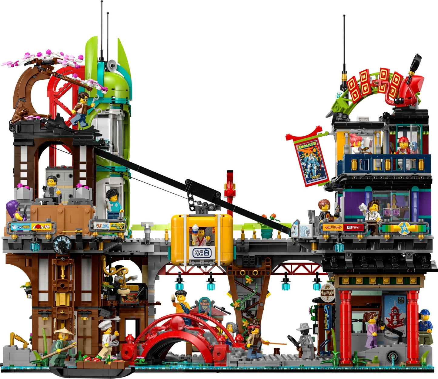 LEGO 71799 NINJAGO City Markets – Expansive Ninja-Themed Playset