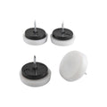 Surface Gard 29mm White Plastic Cushioned Glide 4 Pack - Floor Protection - SuperSaverAU - view 1
