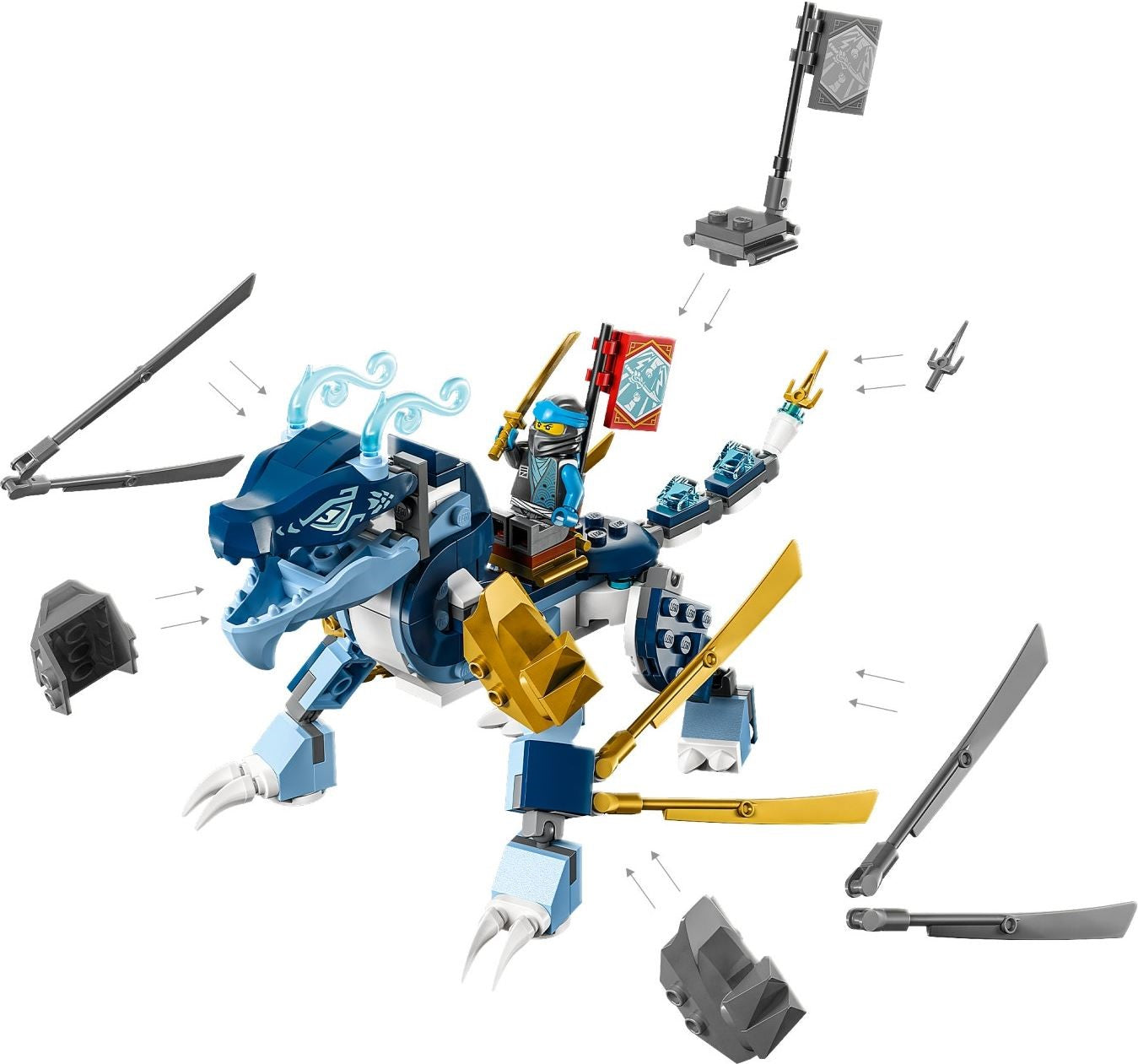 LEGO Ninjago Series 71800 Nya's Water Dragon EVO- Auzzi Store