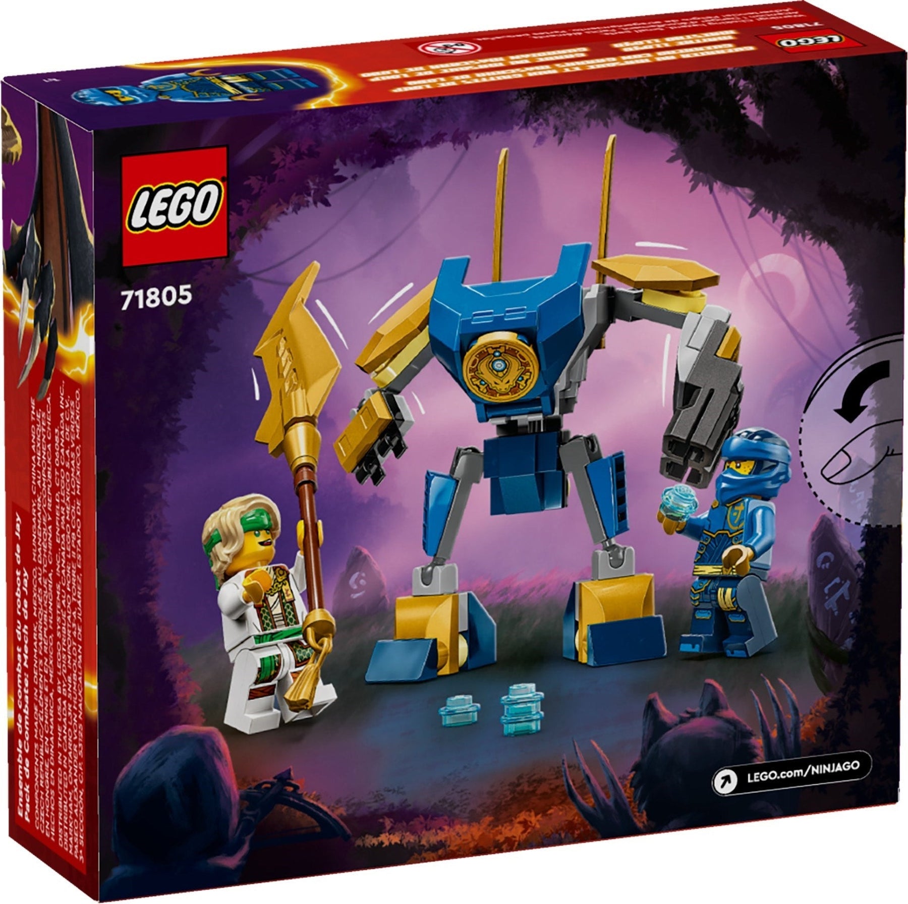 LEGO Ninjago 71805 Jay's Mech Battle Pack - SuperSaverAU - view 4