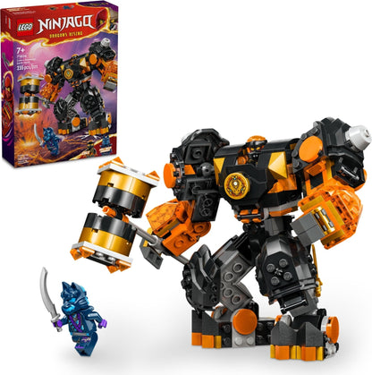 LEGO NINJAGO Series 71806 Cole's Elemental Earth Mech- Auzzi Store