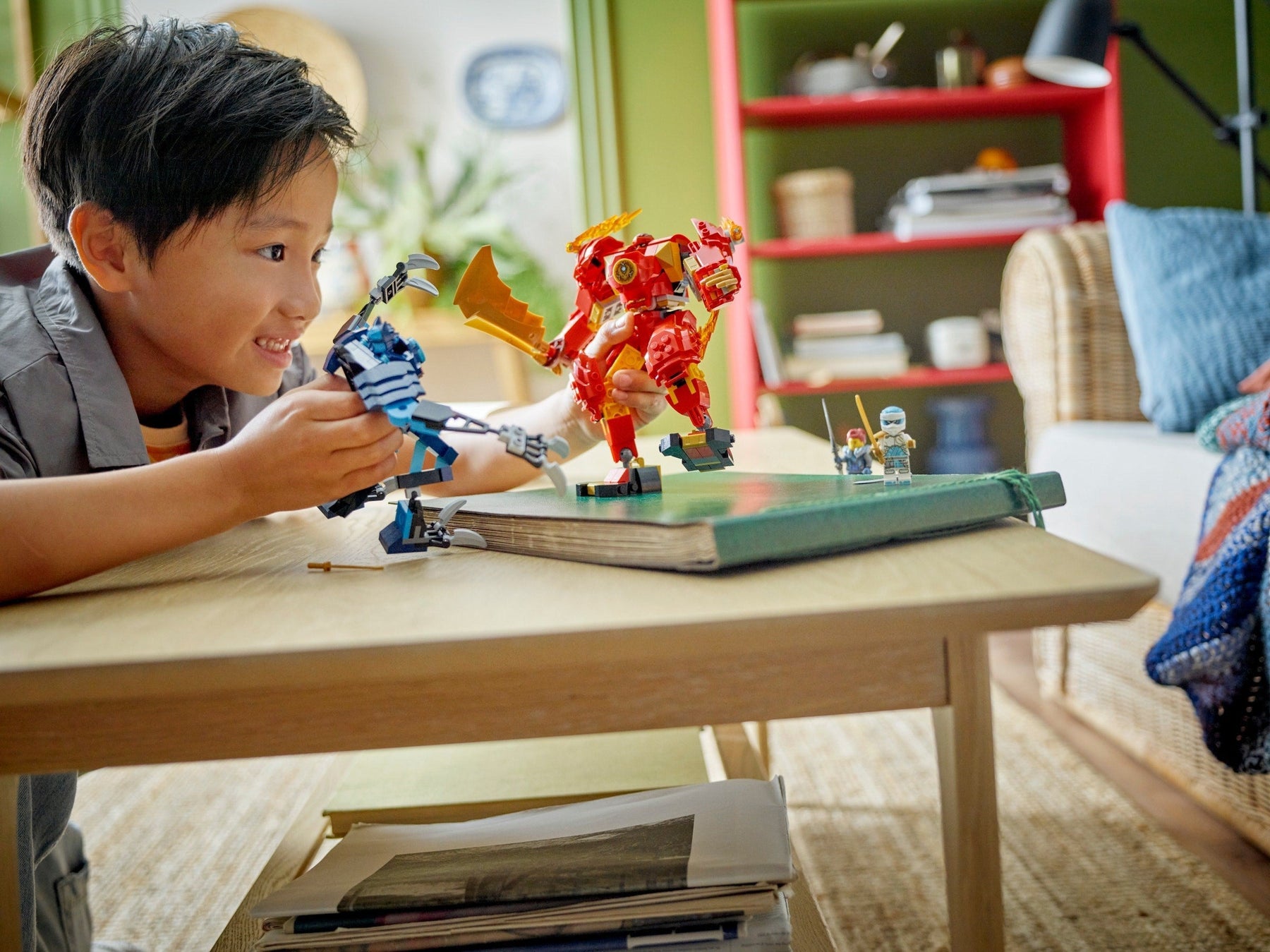 LEGO 71808 Ninjago Kai's Elemental Fire Mech - SuperSaverAU - view 4