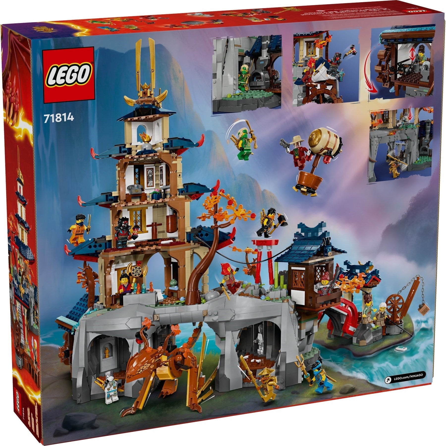LEGO Ninjago 71814 Tournament Temple - SuperSaverAU - view 6