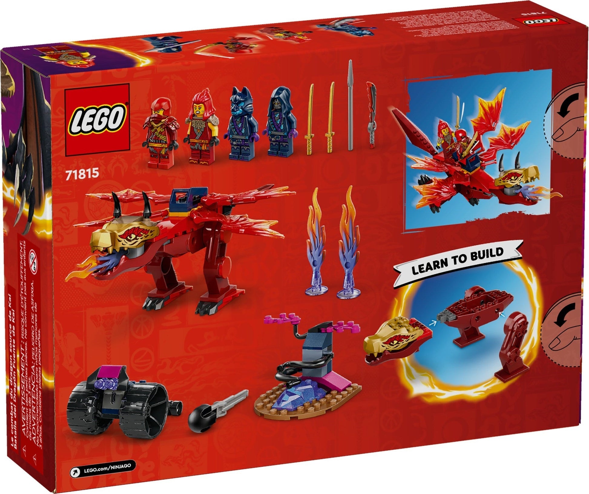 LEGO Ninjago Series 71815 Kai's Source Dragon Battle- Auzzi Store