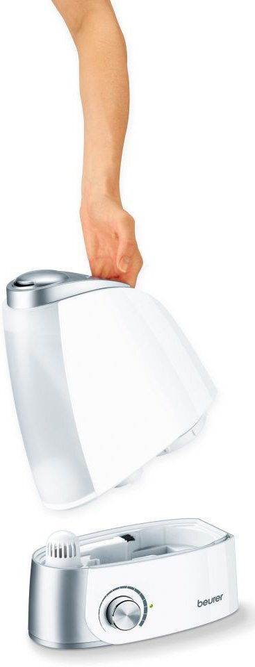 Beurer LB44 Air Humidifier 2.8L - Ultrasonic Atomisation, Rooms To 25m2, Quiet Bedroom Use - LB44