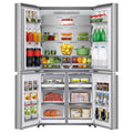 Hisense 609L French door fridge - stainless steel, inverter compressor, 3 star energy rating - HRCD610TS