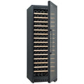 Cantina 171 Bottle Single Zone Wine Cabinet - Black, Timber Beech and Metal Shelves, 424L - CCWIS171B
