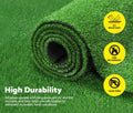 Artificial Grass Turf 2 x 10m - Olive 10mm Pile - 20sqm Synthetic Lawn, UV and Fire Tested, Perforated Backing