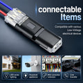 Quick-Connect Wire Connectors 18-22 AWG - 100 Pack