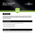 Dulux Autoshield 340g Satin Black Bumper Spray Paint, Durable Automotive Bumper Finish