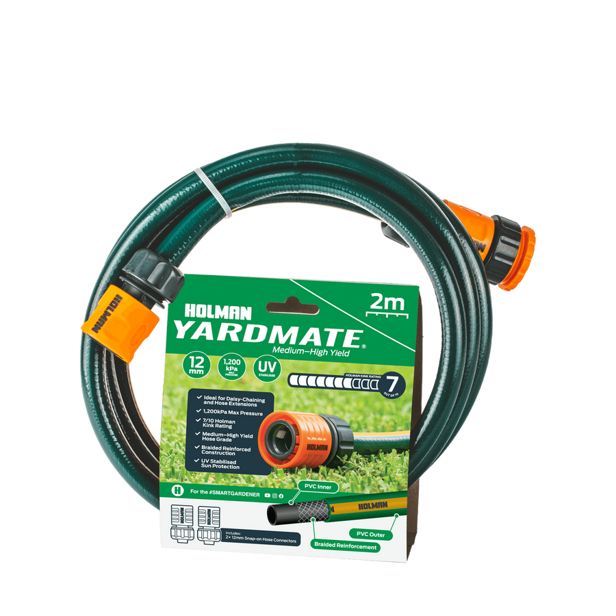 Holman Garden Hose - 12mm x 2m - PVC - Kink Resistant - SuperSaverAU - view 1