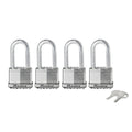 Master Lock Padlock - 51mm - Boron Carbide - Maximum Security 4 Pack - SuperSaverAU - view 1