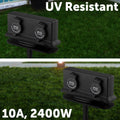 Arlec 2 Outlet Outdoor Powerboard with Garden Stake 230V 1.8m PB32B-G