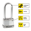 Master Lock Magnum Padlock 50mm with 64mm Extra Long Shackle - 2 Pack - SuperSaverAU - view 3