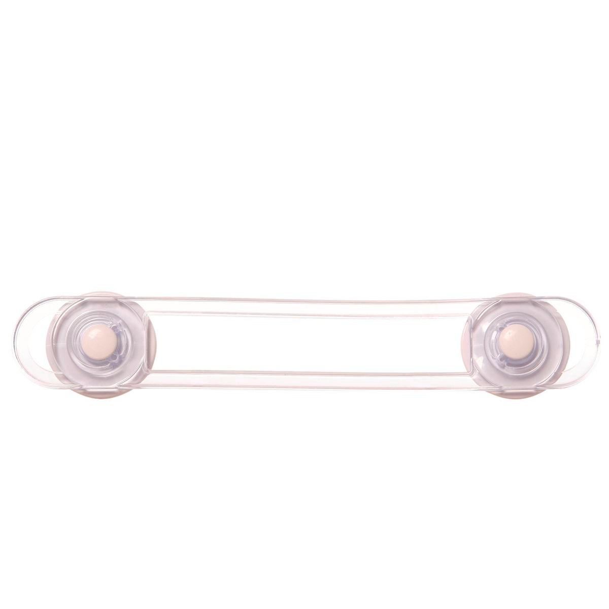 Dreambaby Child Safety Latch - Flexible - 91mm - Transparent - Secure Lock - SuperSaverAU - view 1