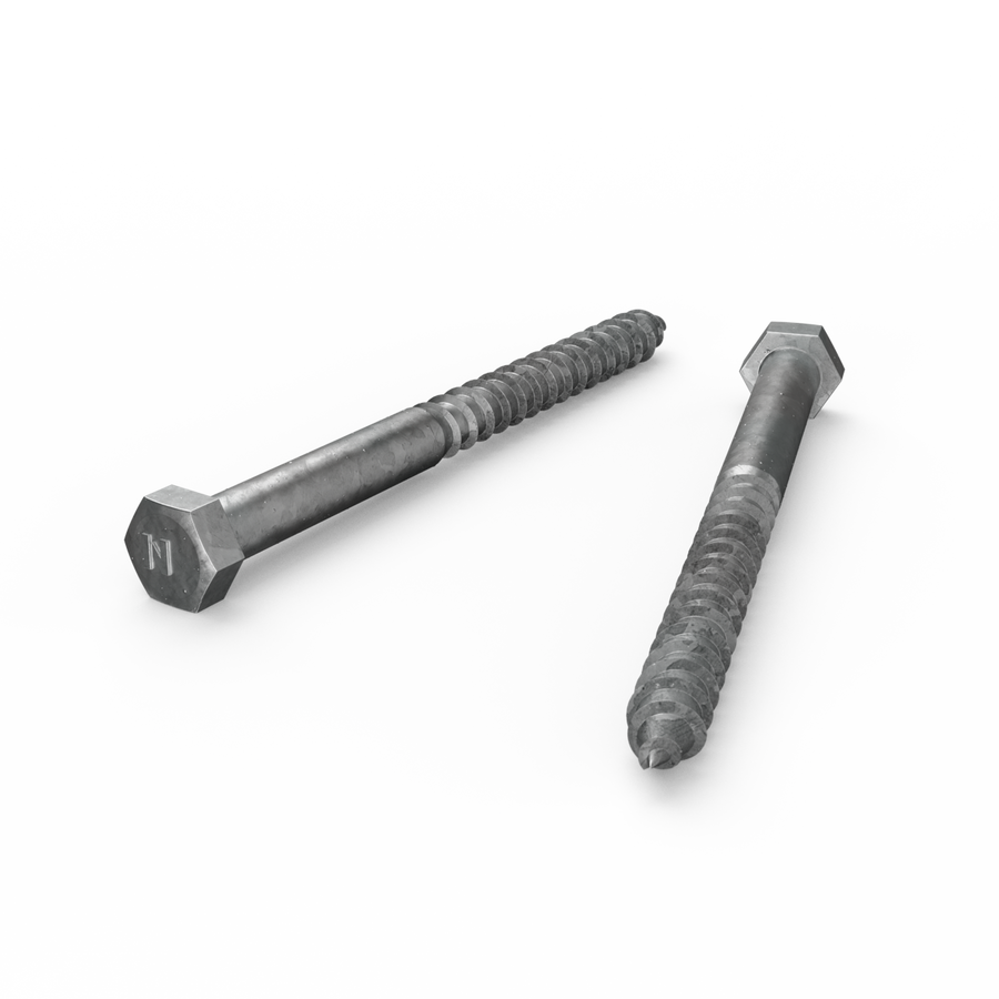 Zenith M12 Hex Head Coach Screws - 150mm - Hot Dip Galvanised - Heavy-Duty - SuperSaverAU - view 1