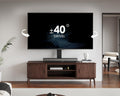 Universal Tabletop TV Stand for 50-80 Inch TVs - Black - Swivel 80 Degrees, 4 Height Settings, Holds 65kg, VESA to 800x6