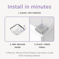 Perma Child Safety Clear Adhesive Corner Protectors 4 Pack