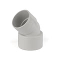 Holman 50 x 40mm 45° Male to Female PVC DWV Bend, Grey Underground