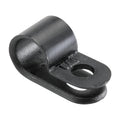 Narva 7.9mm (5/16") Black UV Resistant Nylon Cable Clamps P-Clips 5 Pack
