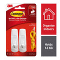 Command Medium Hooks - 1.3kg - Plastic - Damage-Free Hanging - 2 Pack - SuperSaverAU - view 2