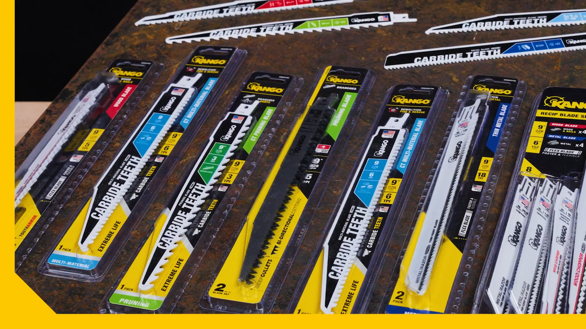 Kango Demolition Reciprocating Saw Blades - 9" - Multi-Material - 5 Pack