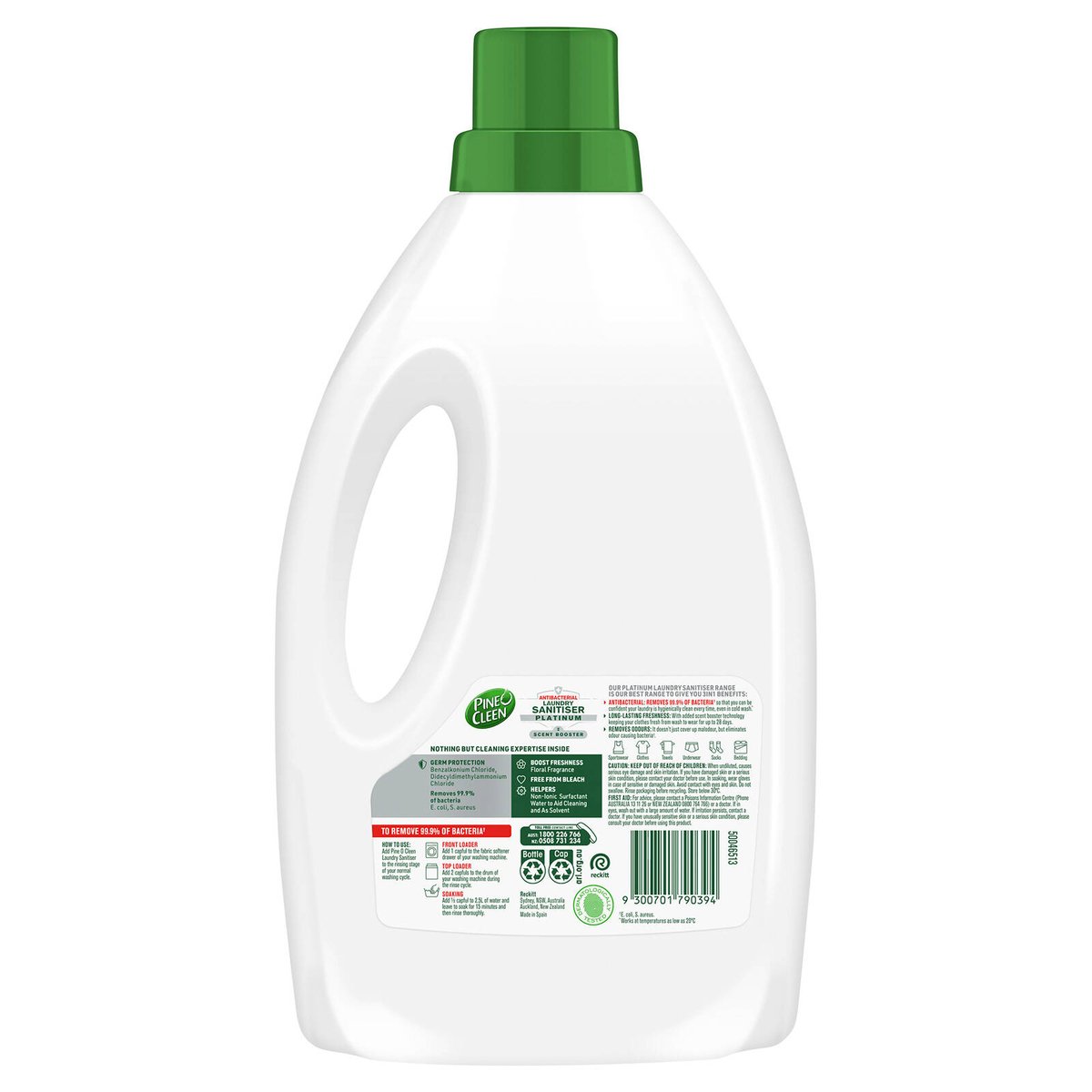 Pine O Cleen Antibacterial Laundry Sanitiser 4L - Floral Sensations - 99.9% Bacteria Removal - Long-Lasting Freshness - SuperSaverAU - view 2