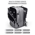 Travel Laptop Backpack 16" with USB Charging Port - Grey