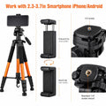 Aluminium Camera Tripod 188cm - Dual Mount, Orange