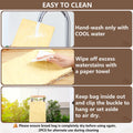 Beeswax Linen Bread Bag - Reusable, Freezer Friendly