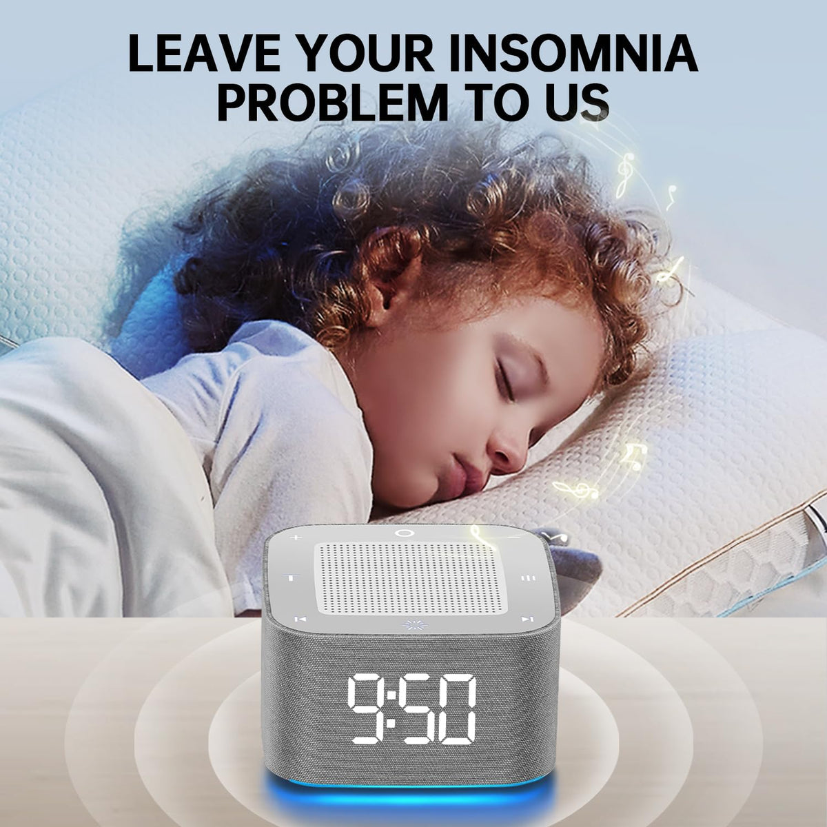 White Noise Machine - 32 Non-Looping Sounds, Memory Function