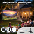 Projector Screen with Stand 100 Inch - 235 x 195cm - 16:9, 1080P, Polyester Fabric, 25mm Steel Frame, Carry Bag