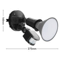 Arlec 15W LED Security Sensor Floodlight - 1600 Lumens - Black - IP44 - SuperSaverAU - view 4