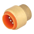SmarteX-COPPER 20mm Cap, Lead Free Brass Push-Fit End Cap
