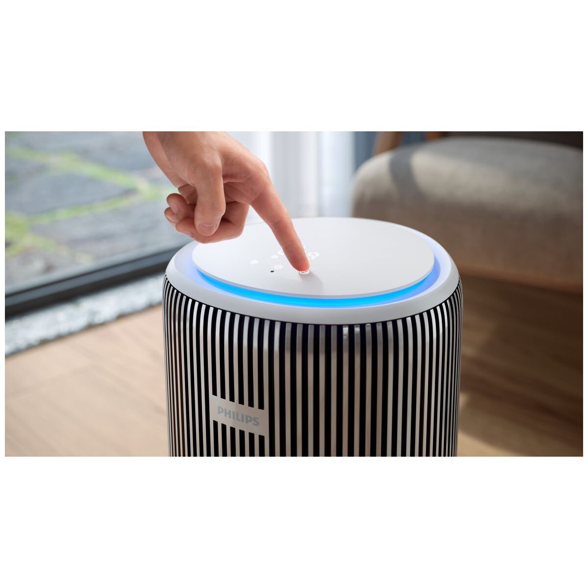 Philips PureProtect 3200 Series Air Purifier - Double-Fan Design, 520m³/h CADR, SilentWings - AC3220-10
