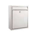 Sandleford Wall Mount Letterbox - 260mm x 310mm - Stainless Steel - Lockable - SuperSaverAU - view 1