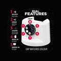 Rust Oleum 340g Spray Paint - White Satin - 5 in 1 Custom Spray - Rust Protection - SuperSaverAU - view 4