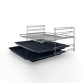 Bosch Series 2 60cm Built-In Oven - 66L, Plug and Play 10A, 3D HotAir, EcoClean Direct, Black - HBF134EB1A