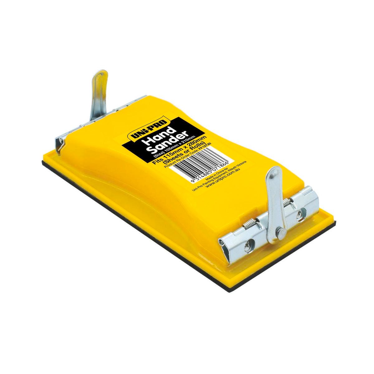 UNi-PRO Plastic Sander - 115 x 250mm - Plastic - Comfortable Grip - SuperSaverAU - view 1