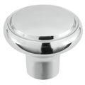 Gainsborough Classic Wardrobe Knob - 52mm - Aluminium - Bright Chrome - SuperSaverAU - view 1