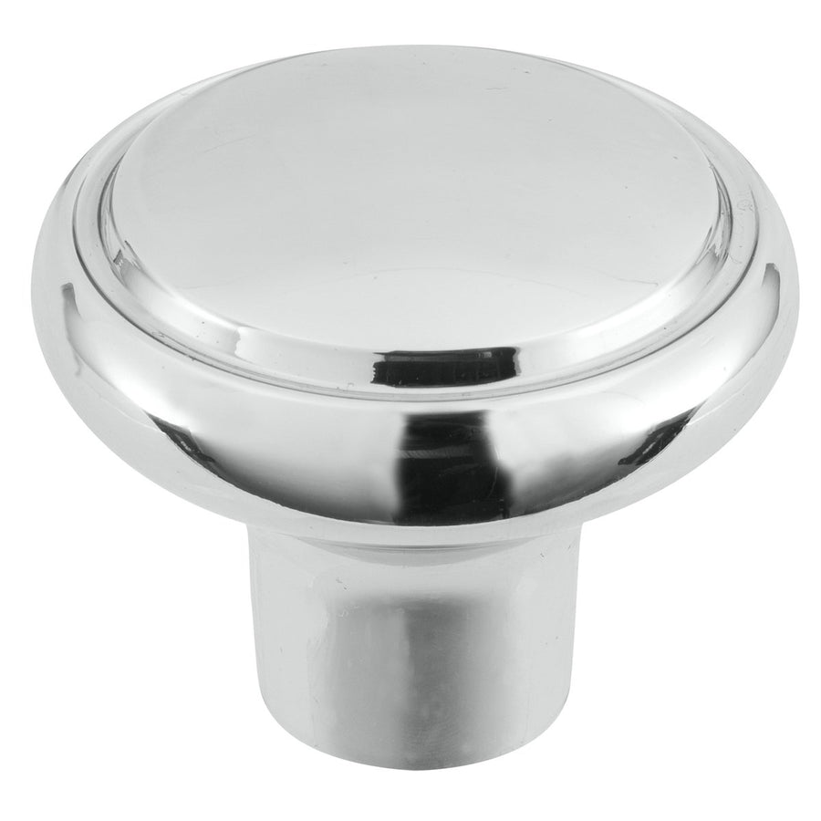 Gainsborough Classic Wardrobe Knob - 52mm - Aluminium - Bright Chrome - SuperSaverAU - view 1