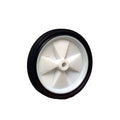 Move It 100mm White Plastic Centre Wheel with Rubber Tyre, Solid, 30kg Load