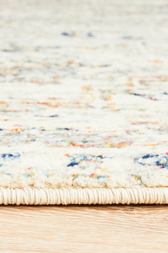 Rug Culture Century Large Power Loomed Rug 290x200cm - Multi-coloured Polypropylene - CEN911SILV290X200