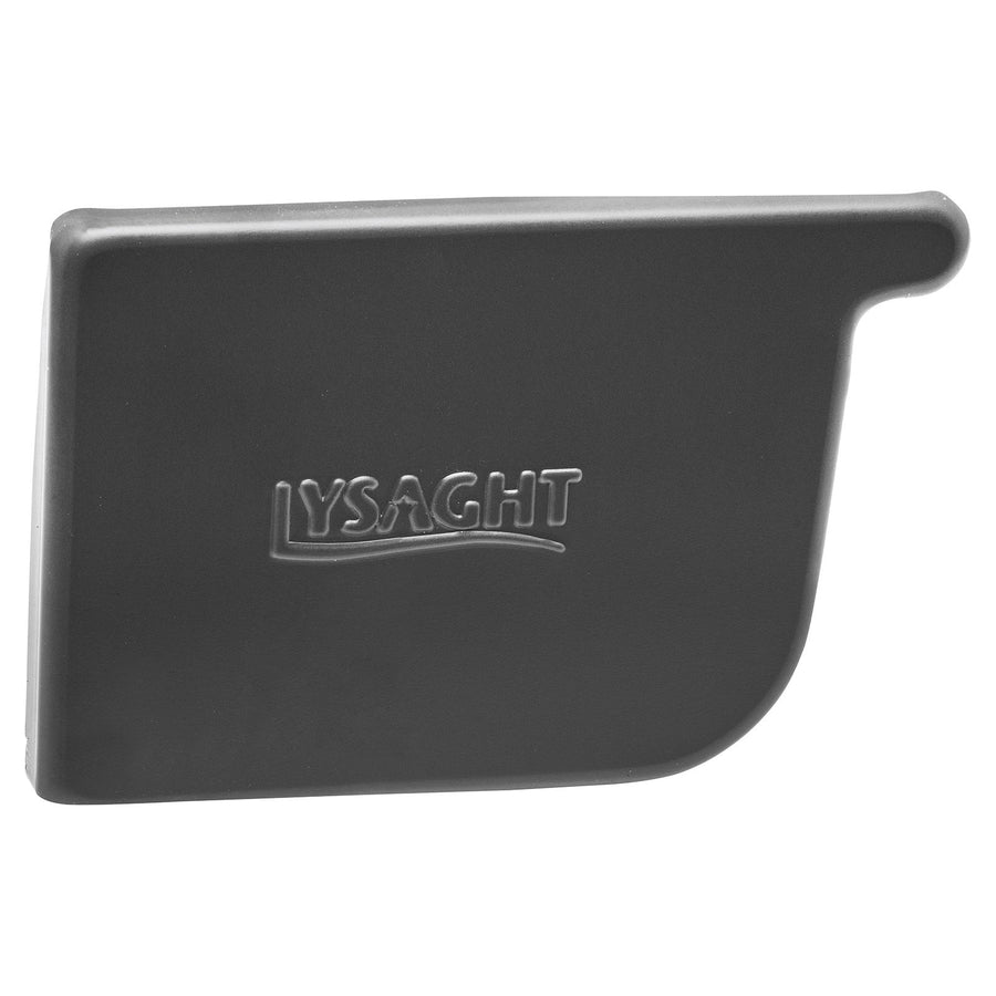 COLORBOND 115mm Woodland Grey LH Quad Gutter Stop End Steel